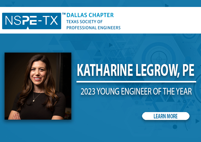 TSPE Young Engineer of the Year - Katharine LeGrow, PE